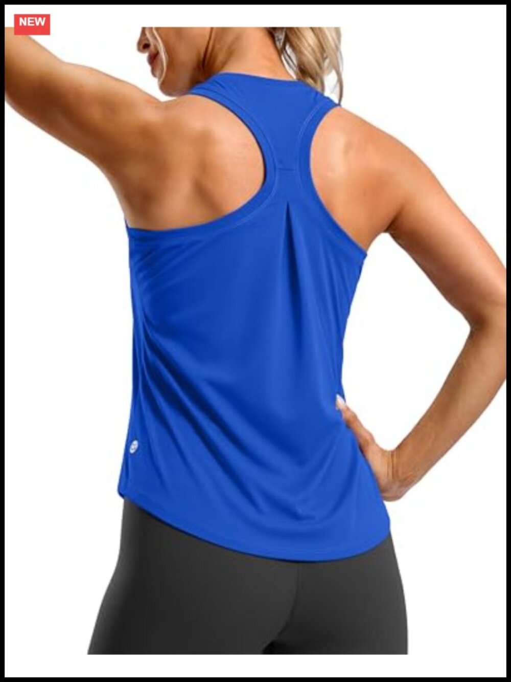 Womens Racerback Workout Tank Top Quick Dry Athletic Gym Shirt